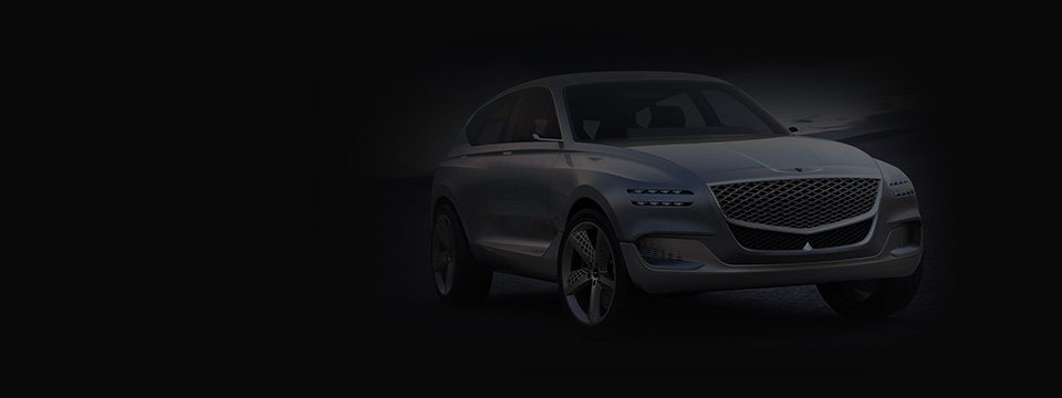 Genesis GV80 Concept front 3/4 view
