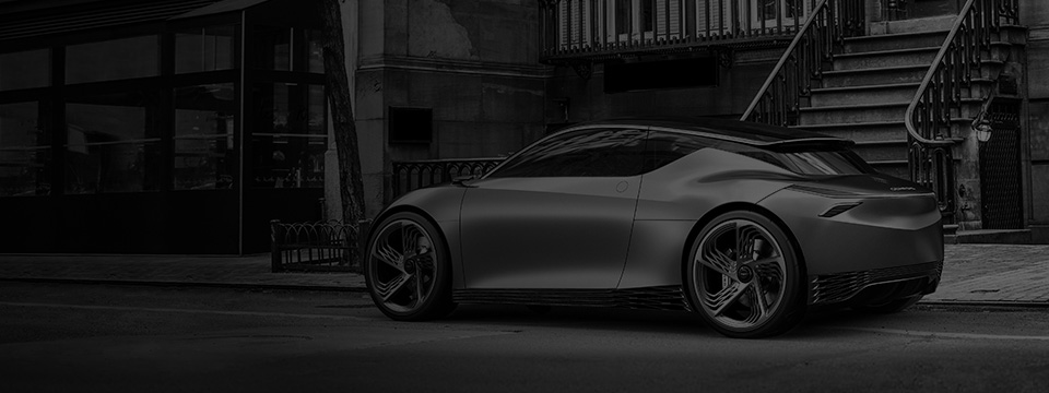 Genesis Mint Concept rear 3/4 view