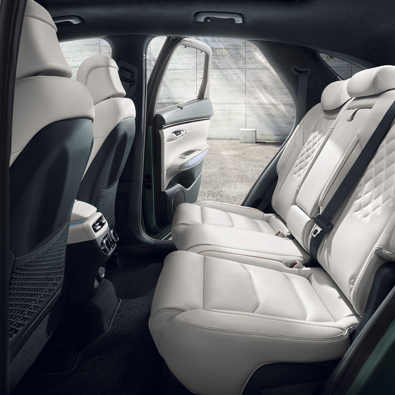 Electrified GV70 rear back seats