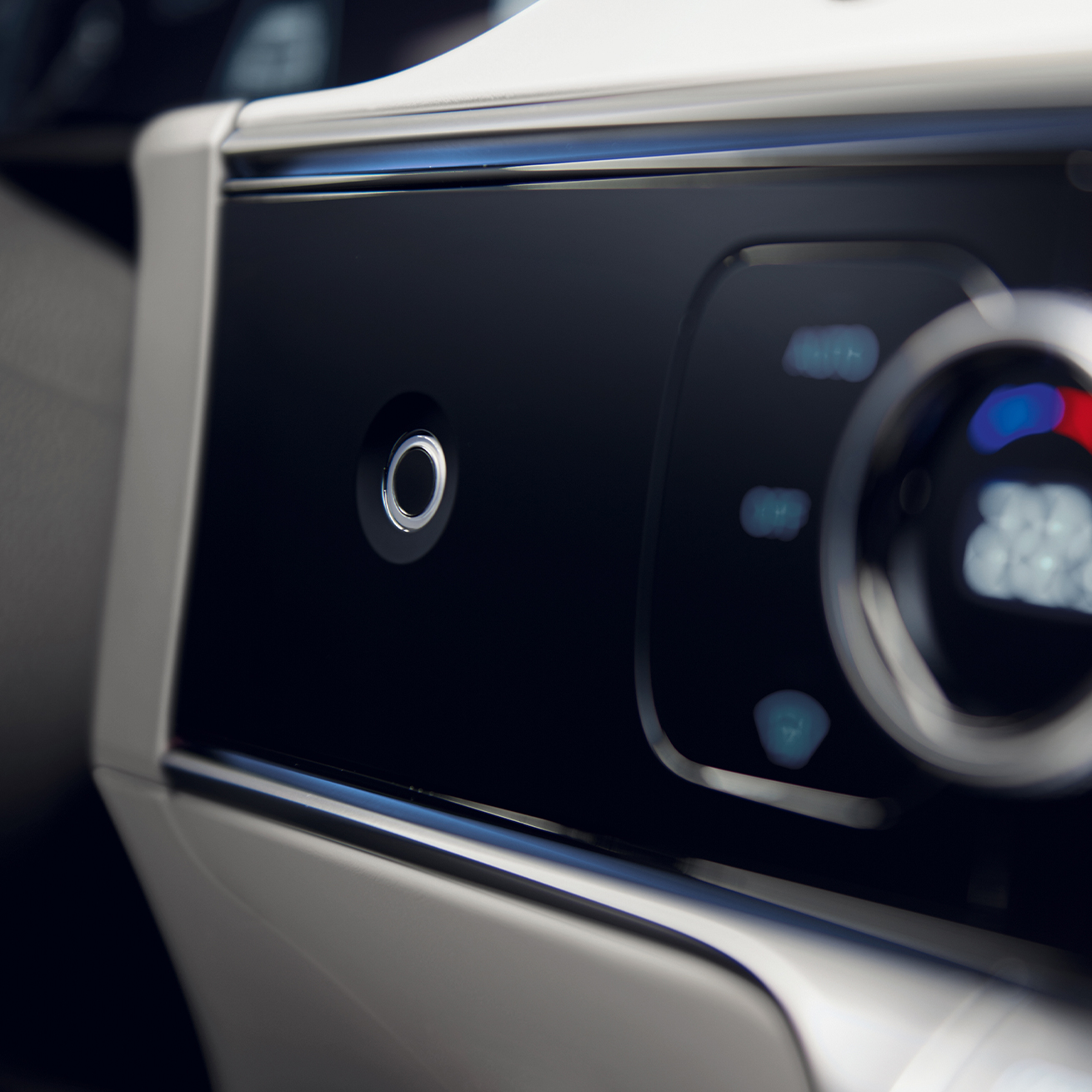 closeup of voice control