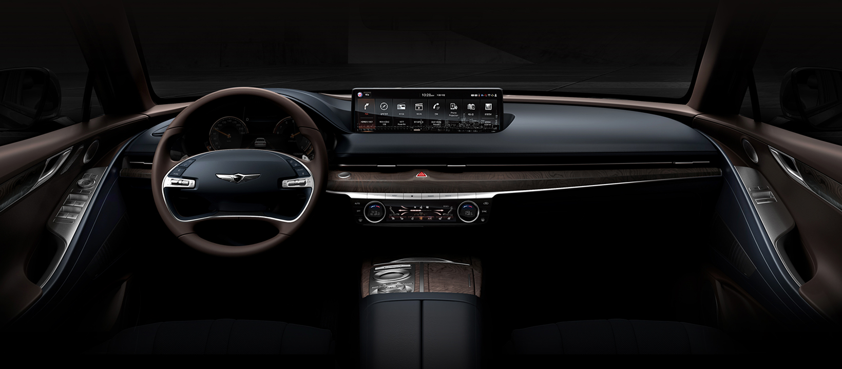 Intérieur d’un véhicule Genesis