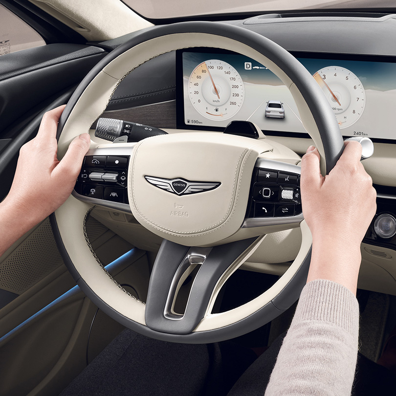 G80 steering wheel
