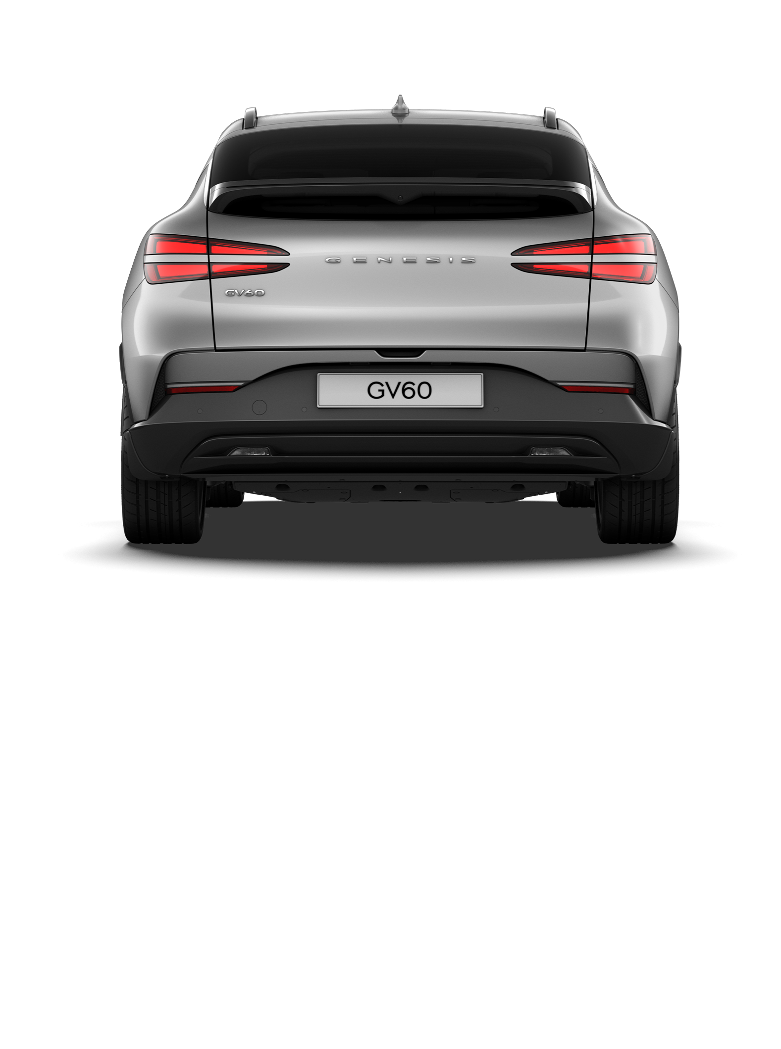 Vue arrière du GV60 Argent Saville.