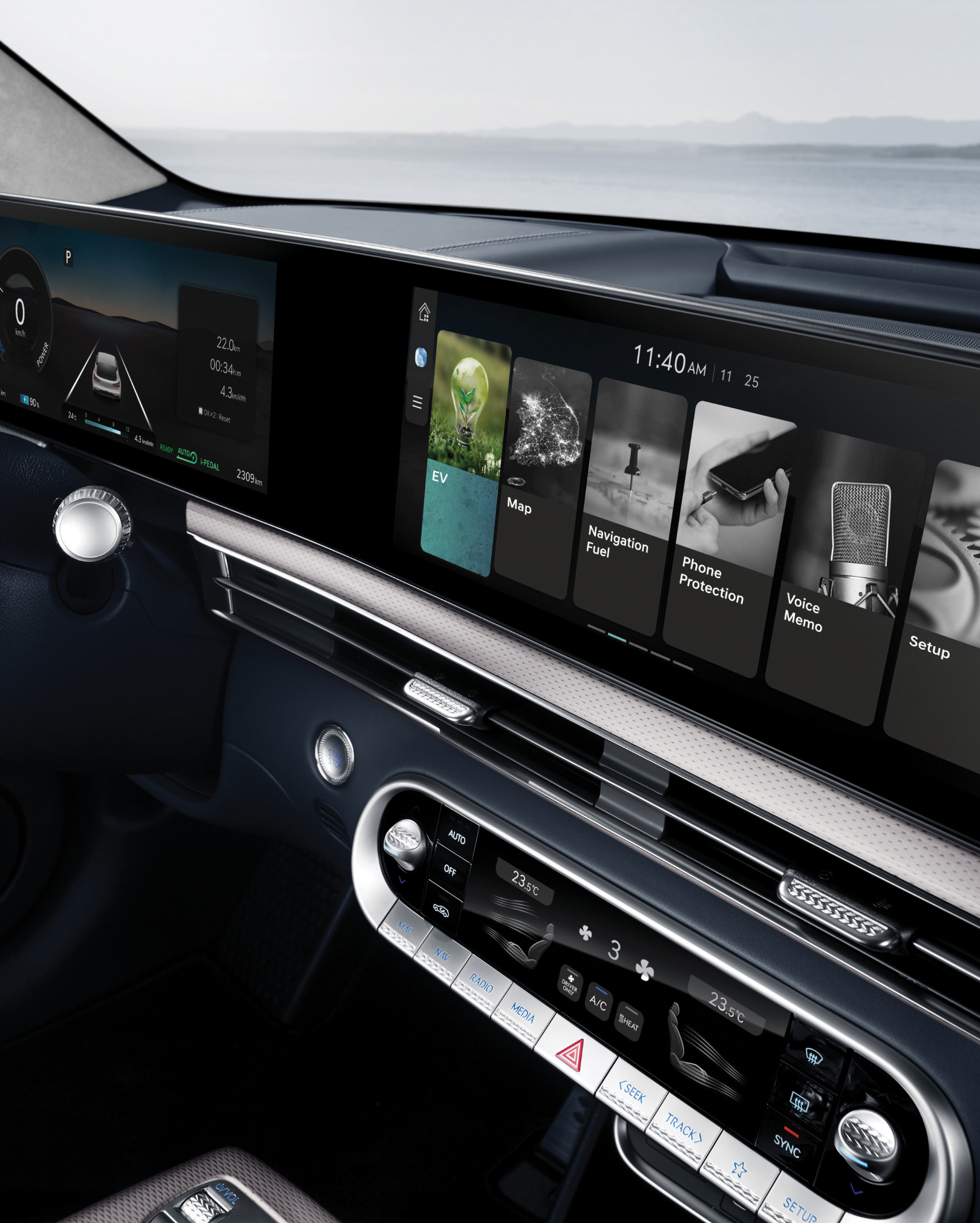 Le systéme d'Infotainment du GV60