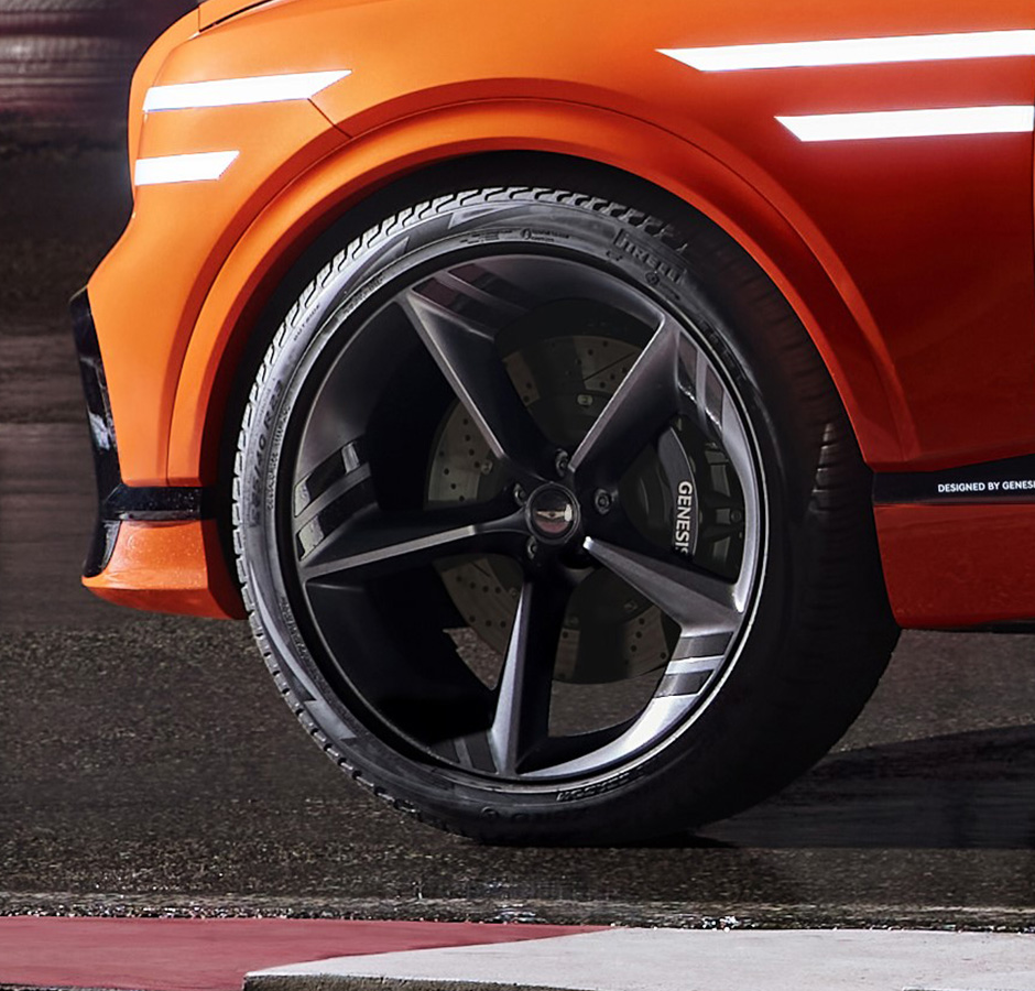 five-spoke forged aluminum wheels image