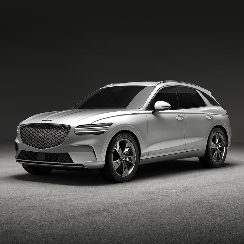 Electrified GV70 frontside