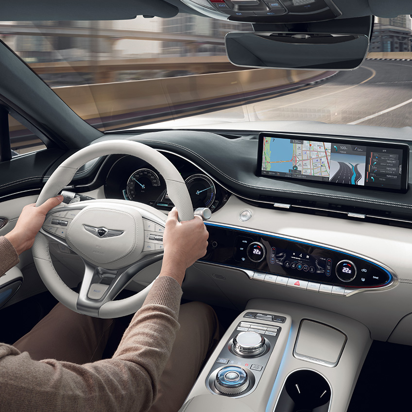 Electrified GV70 Driver side Dashboard