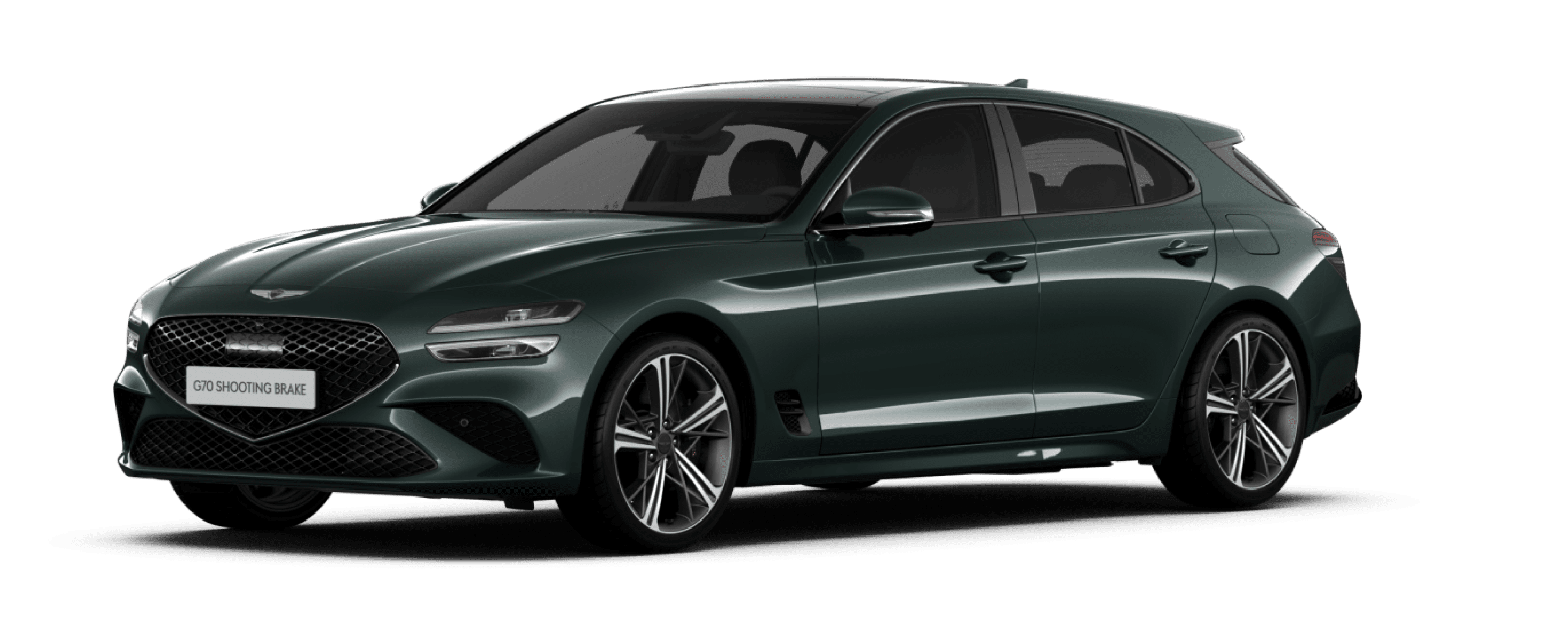 G70 shooting brake Sport Package in glossy Hallasan Green