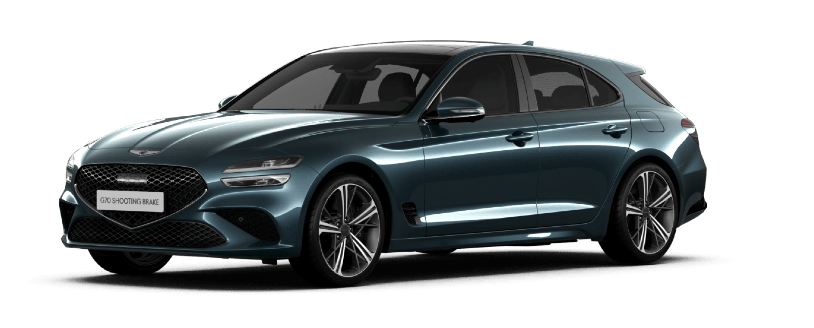 G70 shooting brake Sport Package in glossy Tasman Blue
