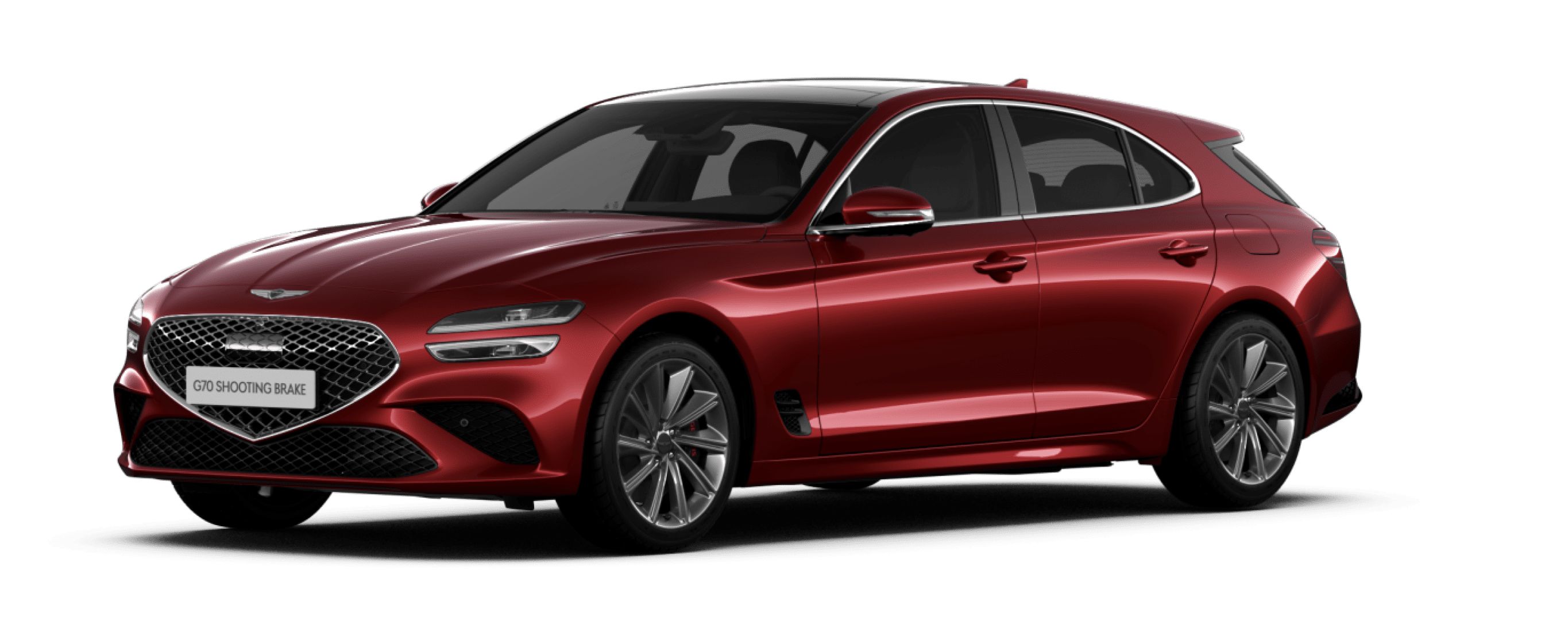 G70 shooting brake Standard Model in glossy Cavendish Red