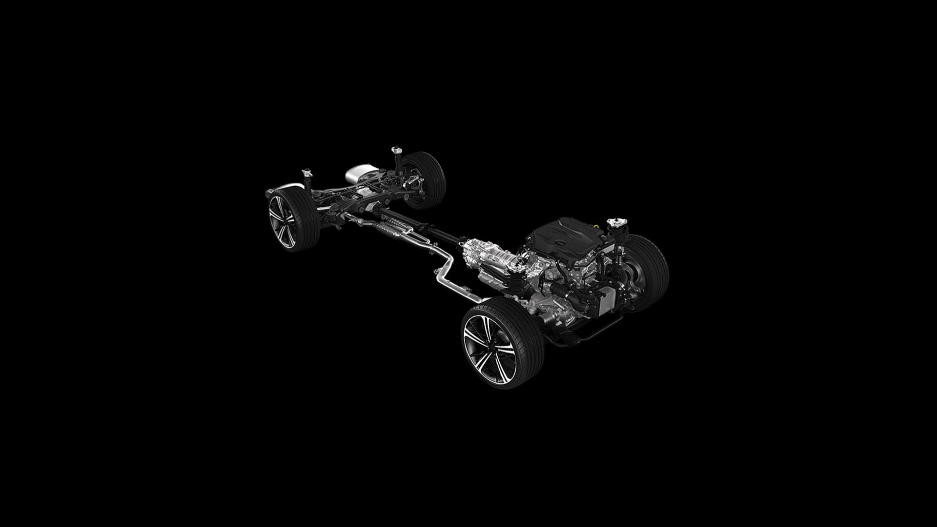The G70 Shooting Brake Sports model in Vik Black,  AWD model.