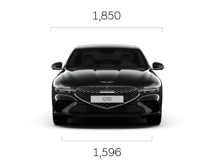 The front, side, and rear of Vik Black G70 are shown in that order.