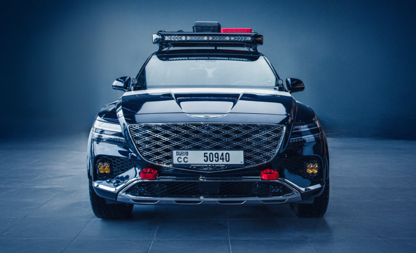 The Font of the GV80 Desert Edition Concept.